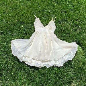 White cocktail dress